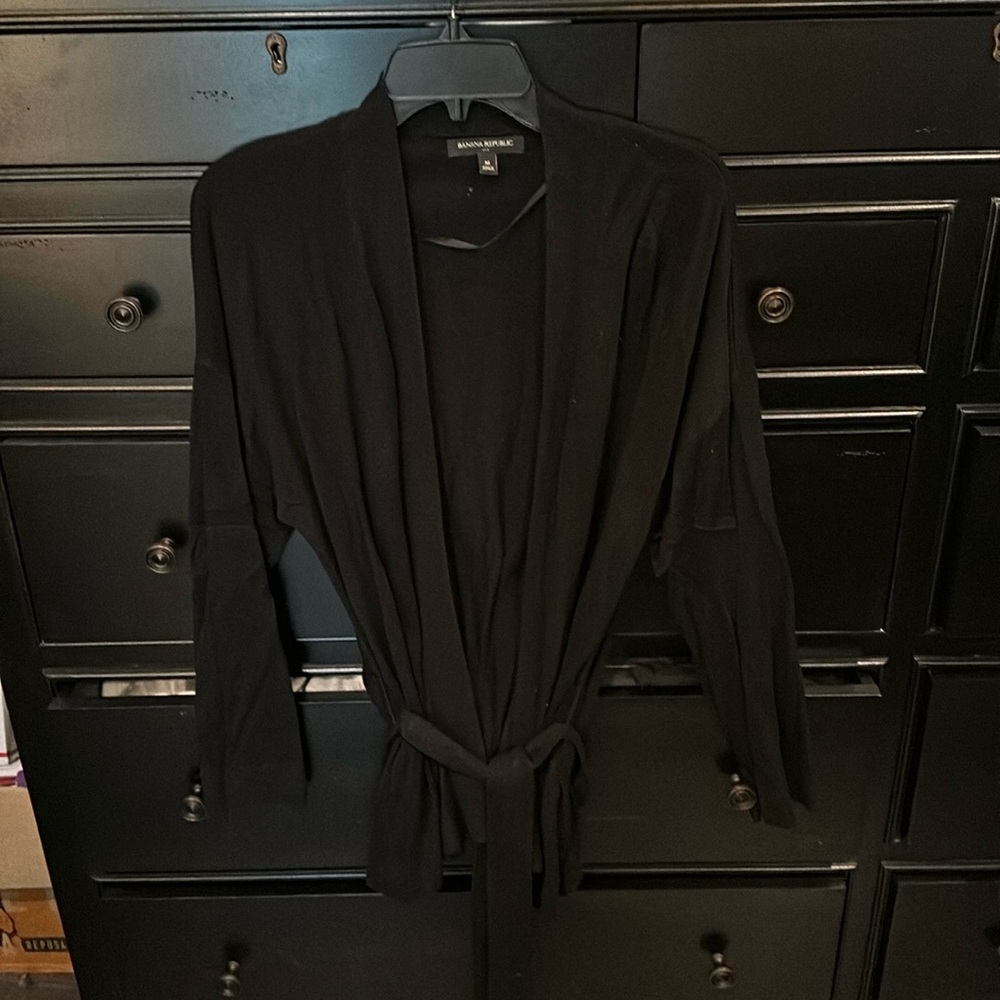Banana Republic black sweater cardigan